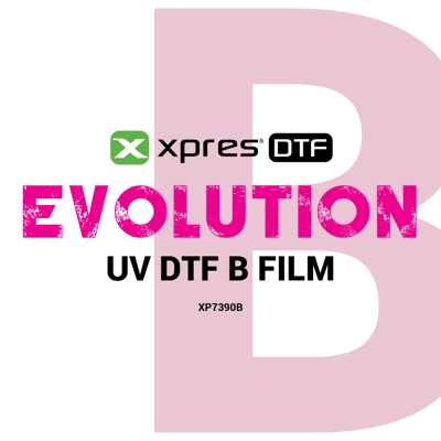 DTF hot peel film sticker B 1