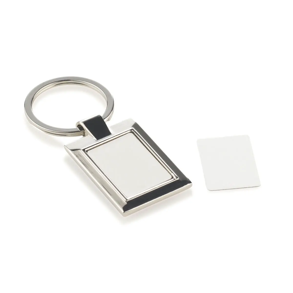 Frame For Key Rings Metal Key Ring With Insert Rectangular Frame UK 2026
