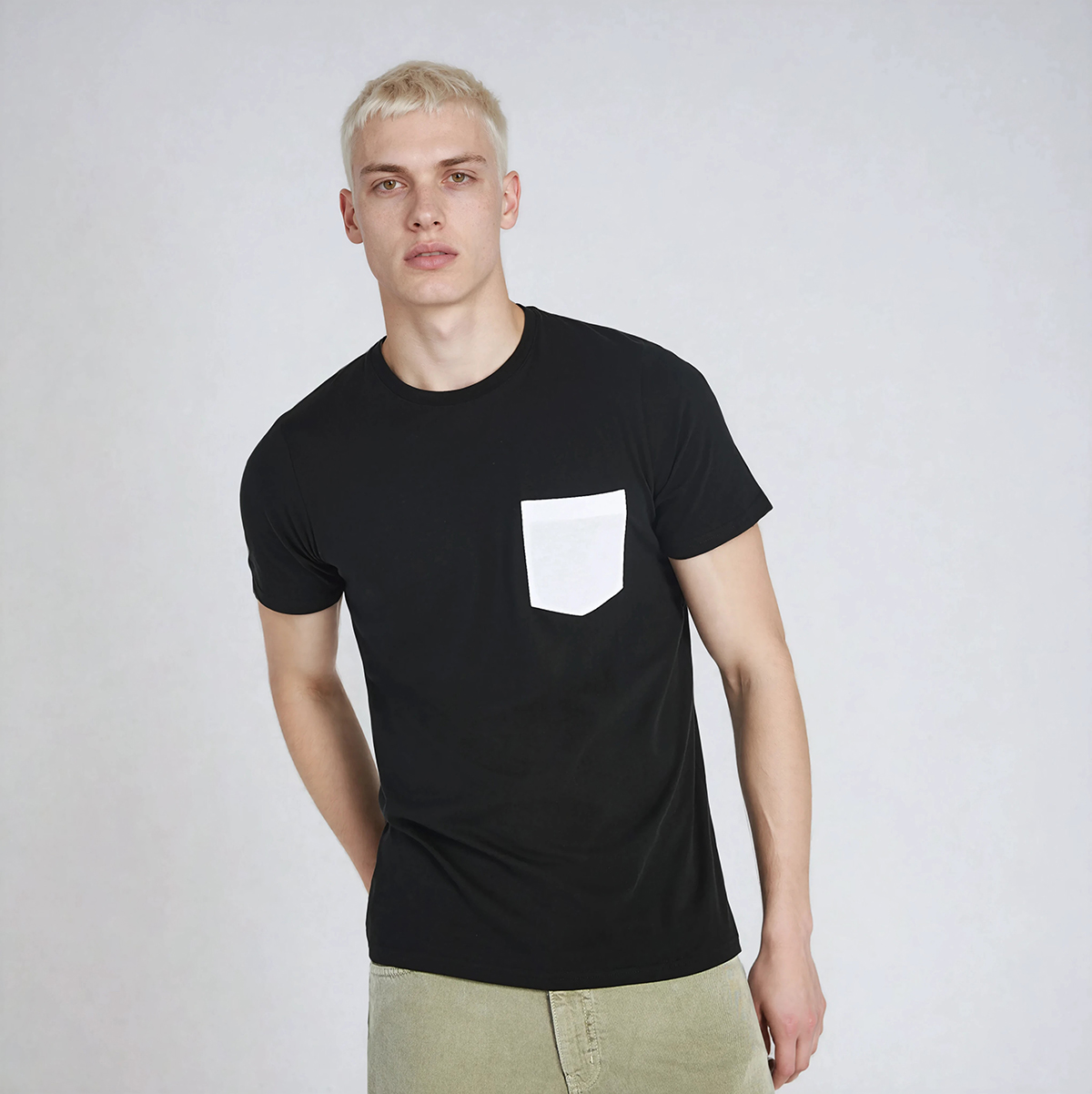Vanilla Men's Sublimation Pocket Cotton T-Shirt UK 2026