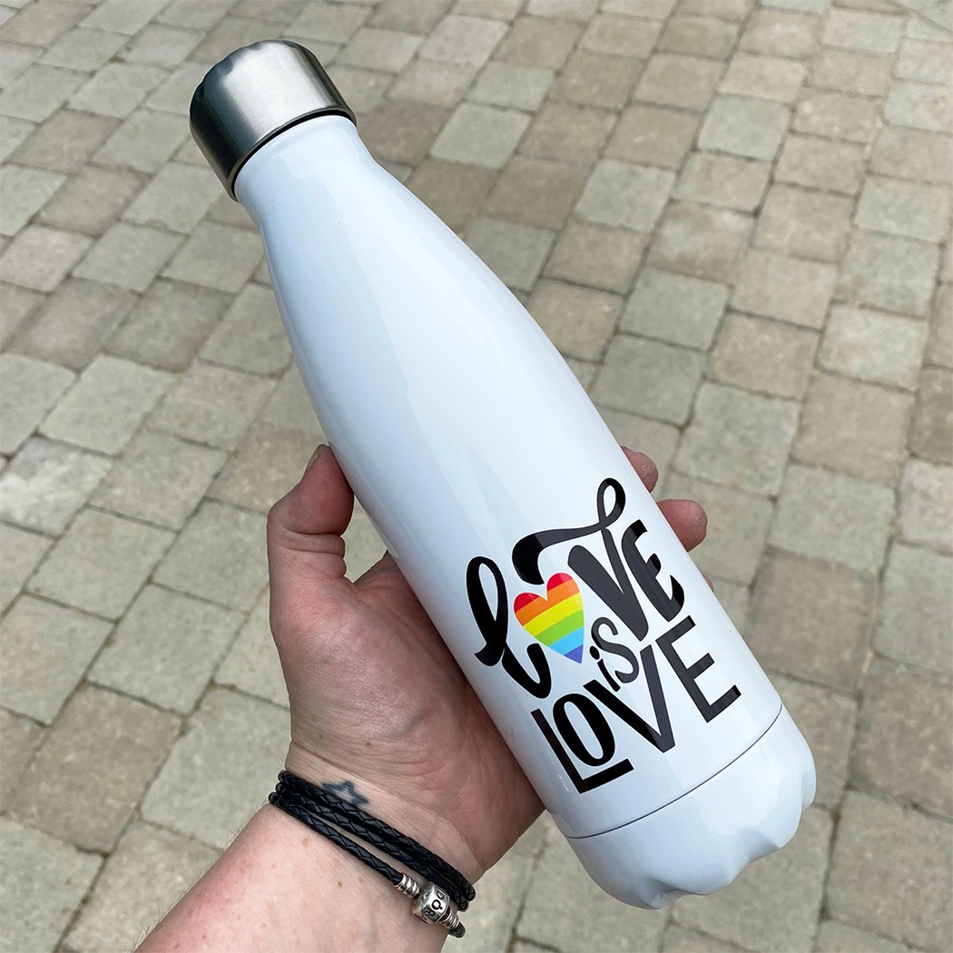 XP5211 White Water Bottle Sublimation