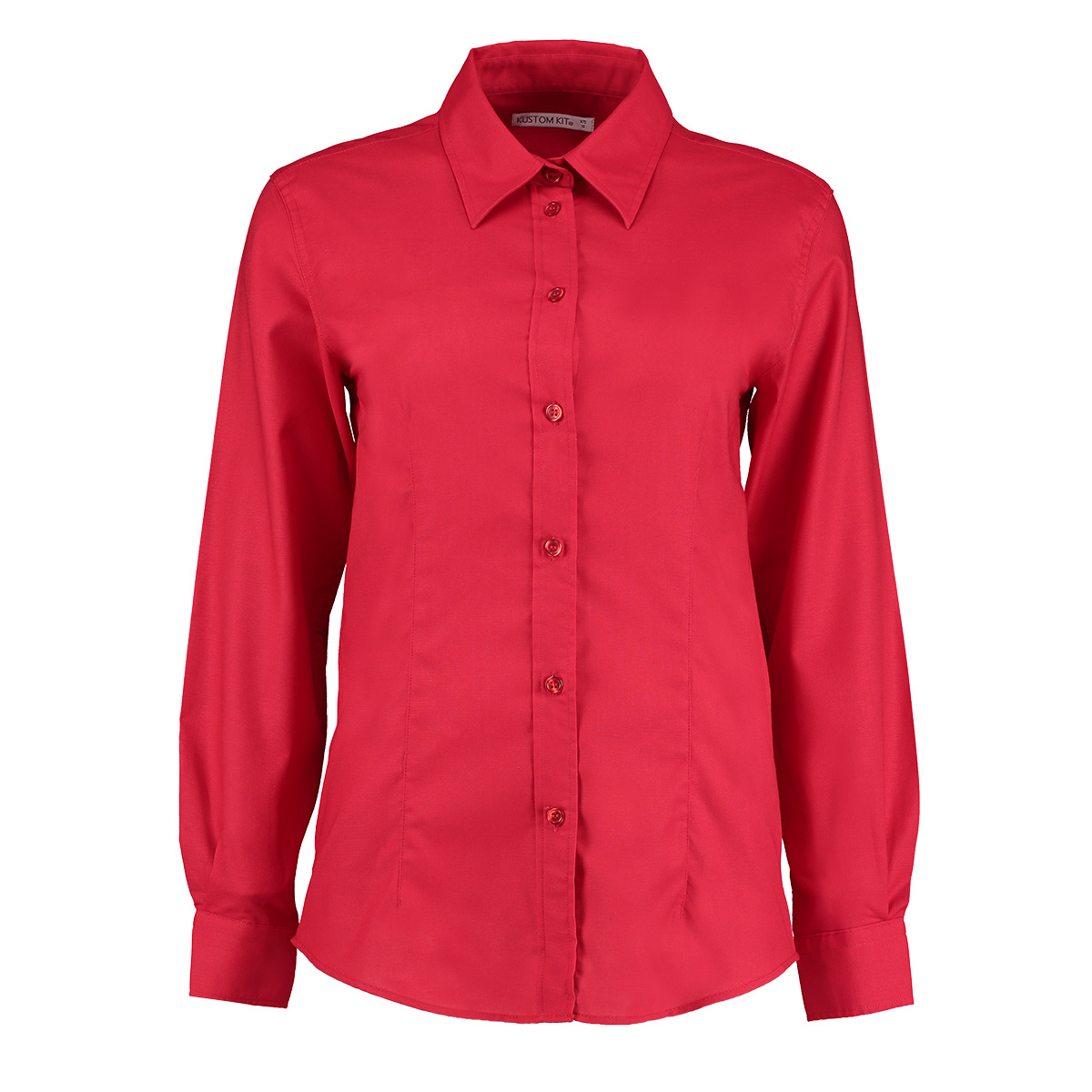 Womens red dress shirt cheap