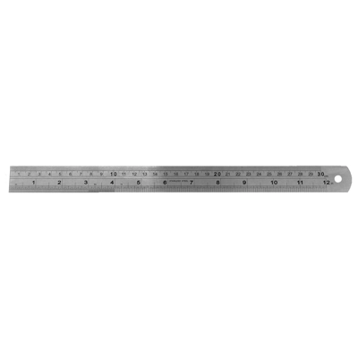 Steel Ruler 300mm Front XP6273