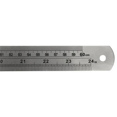 Steel Ruler 600mm Front XP6274