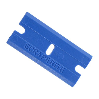 Scraperite Plastic Scraper Blades - Blue Rectangle 1 5inch XP6403